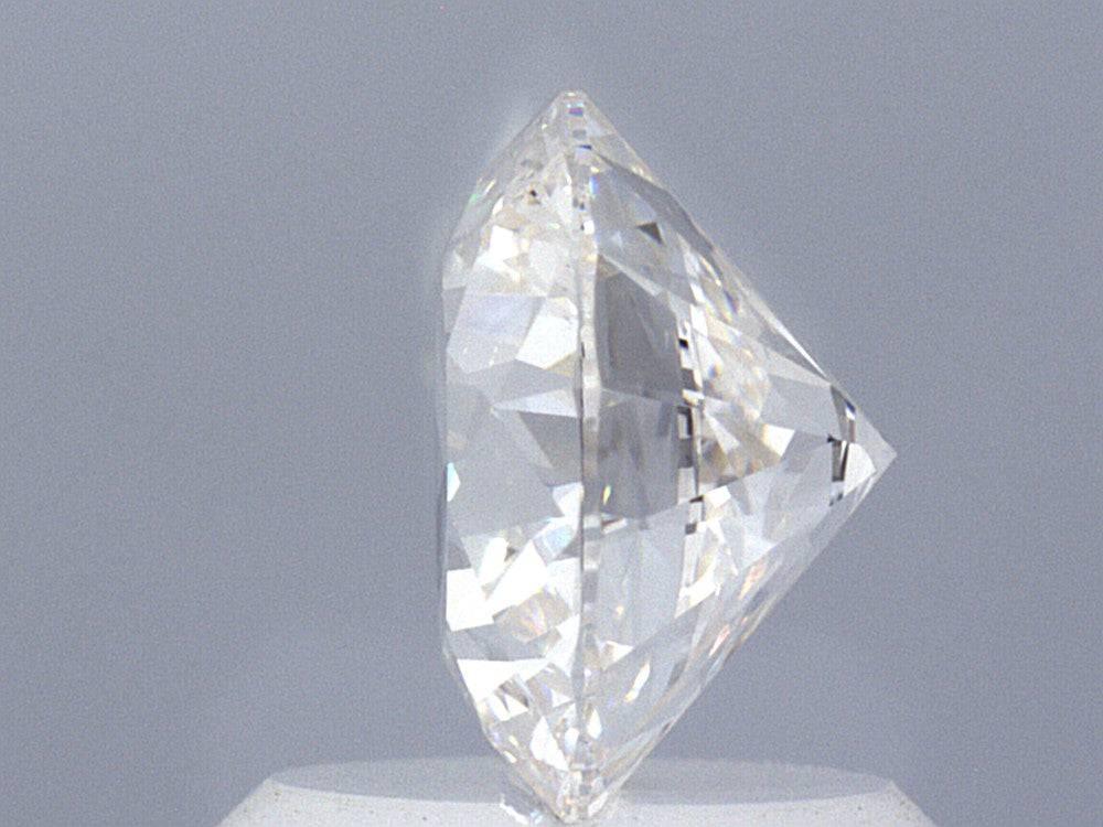 1.29 Carat Lab Created Round Brilliant Solitaire Engagement Ring - Shape of Brilliant