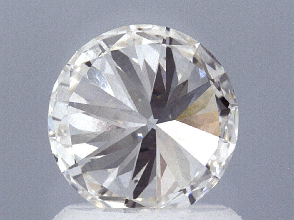 1.29 Carat Lab Created Round Brilliant Solitaire Engagement Ring - Shape of Brilliant