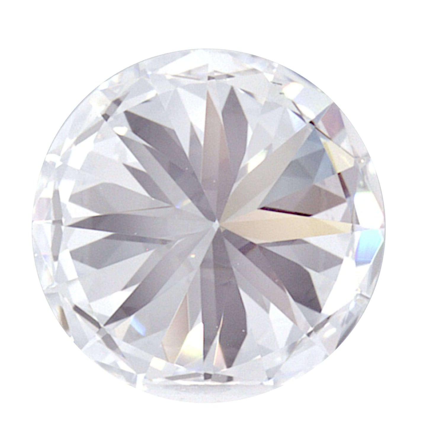 1.31 Carat White Gold Lab Created Diamond Engagement Ring - Shape of Brilliant