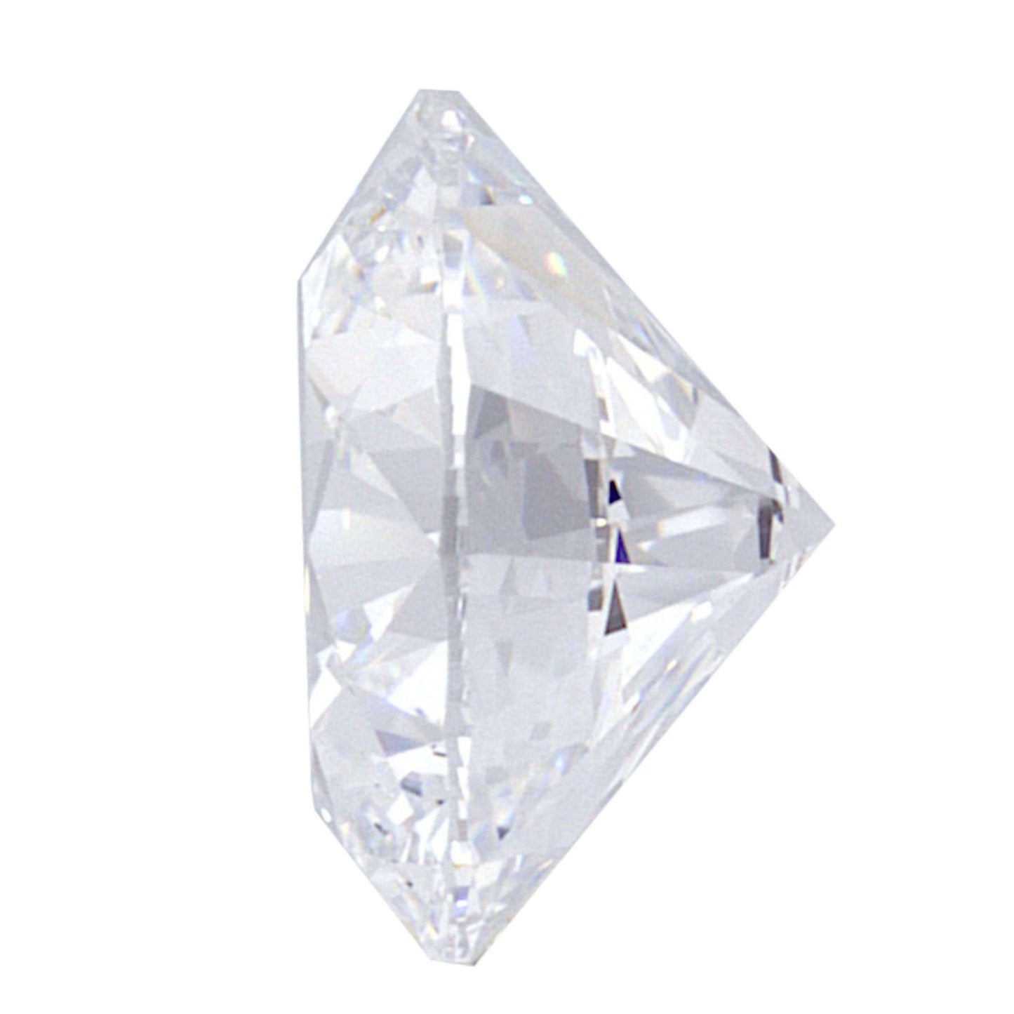 1.31 Carat White Gold Lab Created Diamond Engagement Ring - Shape of Brilliant