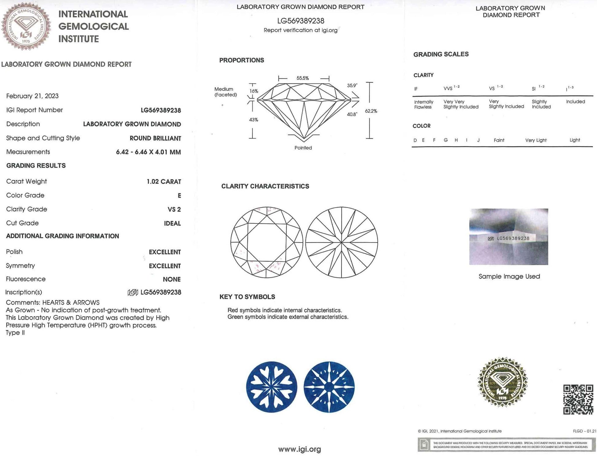 1.33 Carat White Gold Lab Created Diamond Halo Engagement Ring - Shape of Brilliant