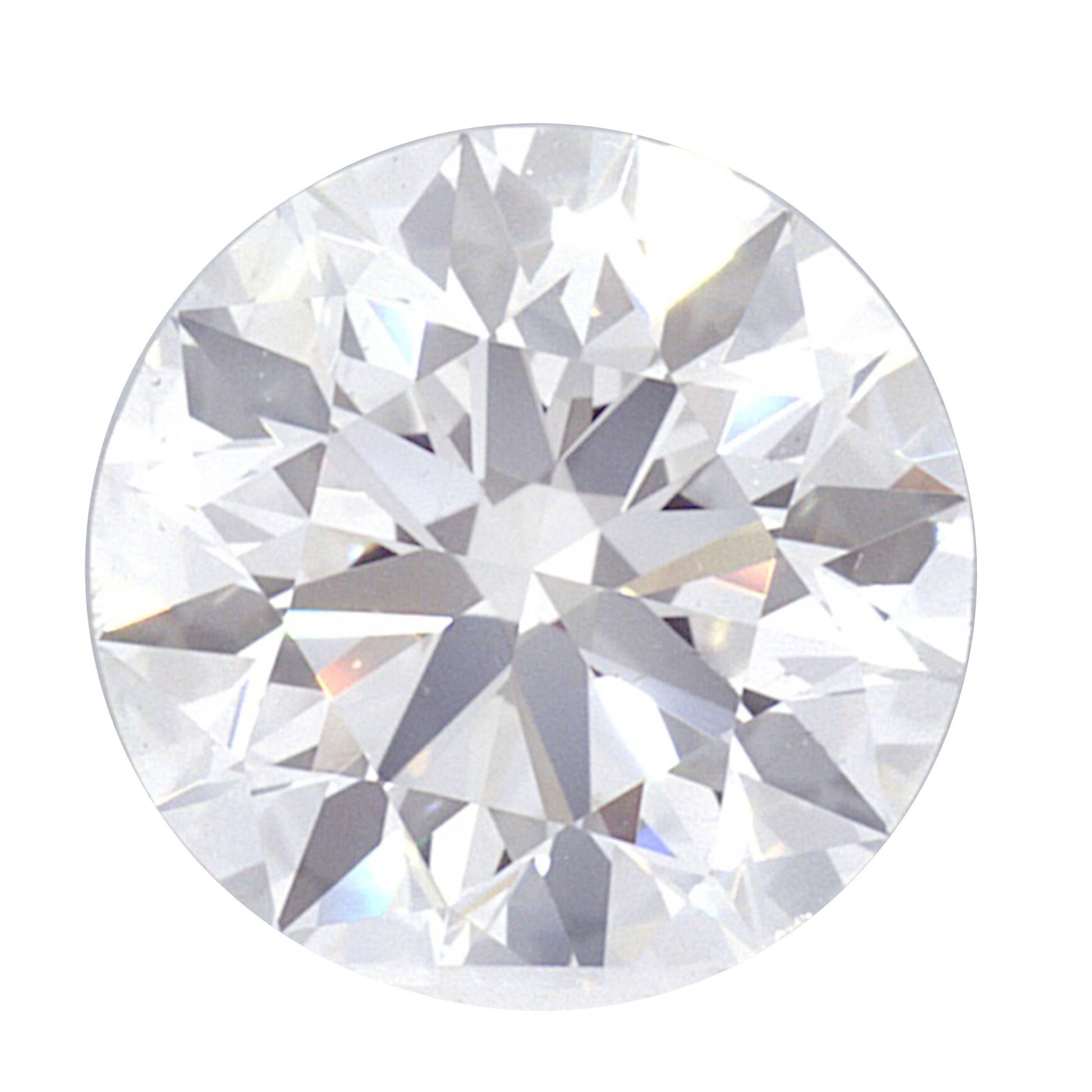 1.33 Carat White Gold Lab Created Diamond Halo Engagement Ring - Shape of Brilliant