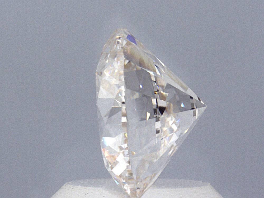 1.39 Carat Lab Created Round Brilliant Diamond Solitaire Ring - Shape of Brilliant