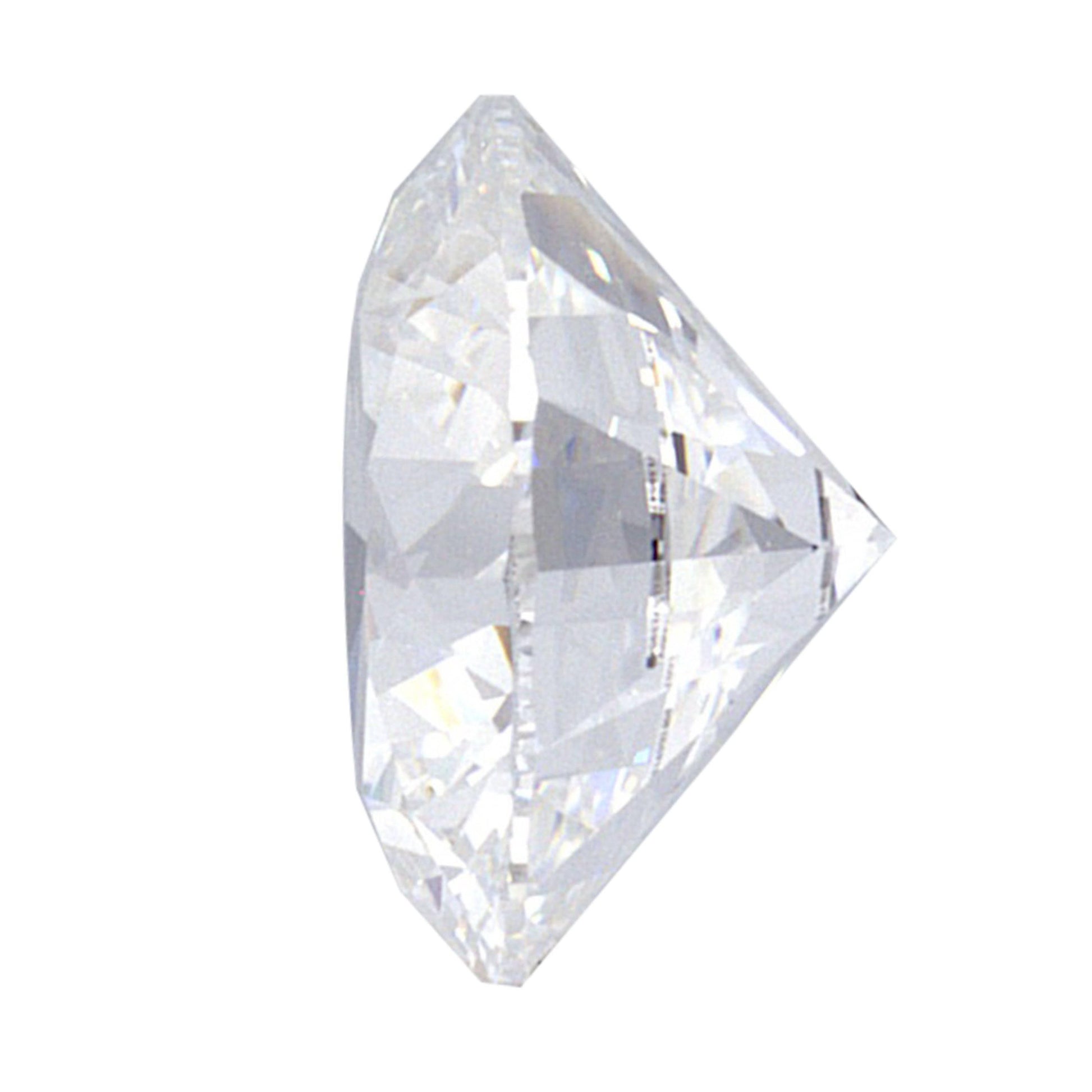 1.47 Carat White Gold Lab Created Diamond Engagement Ring - Shape of Brilliant