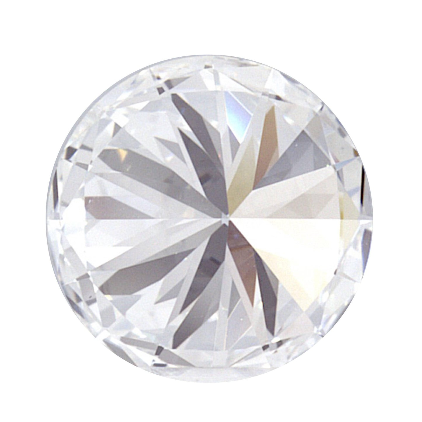 1.47 Carat White Gold Lab Created Diamond Engagement Ring - Shape of Brilliant