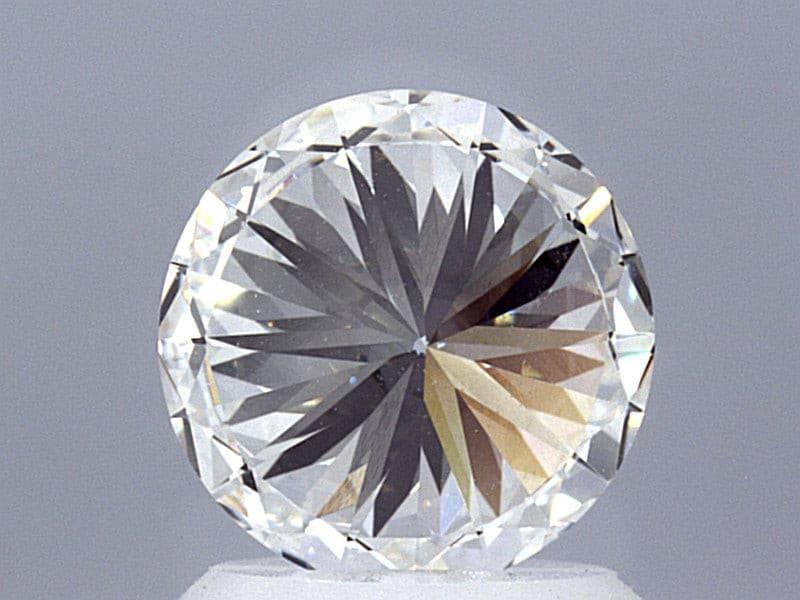 1.56 Carat Round Brilliant Lab Created Diamond Solitaire Ring - Shape of Brilliant