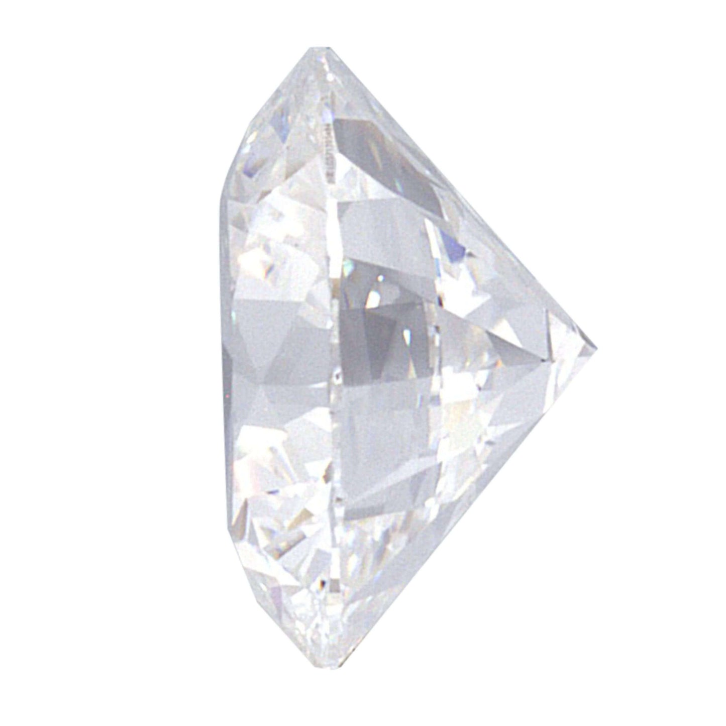 1.57 Carat White Gold Lab Created Diamond Engagement Ring - Shape of Brilliant