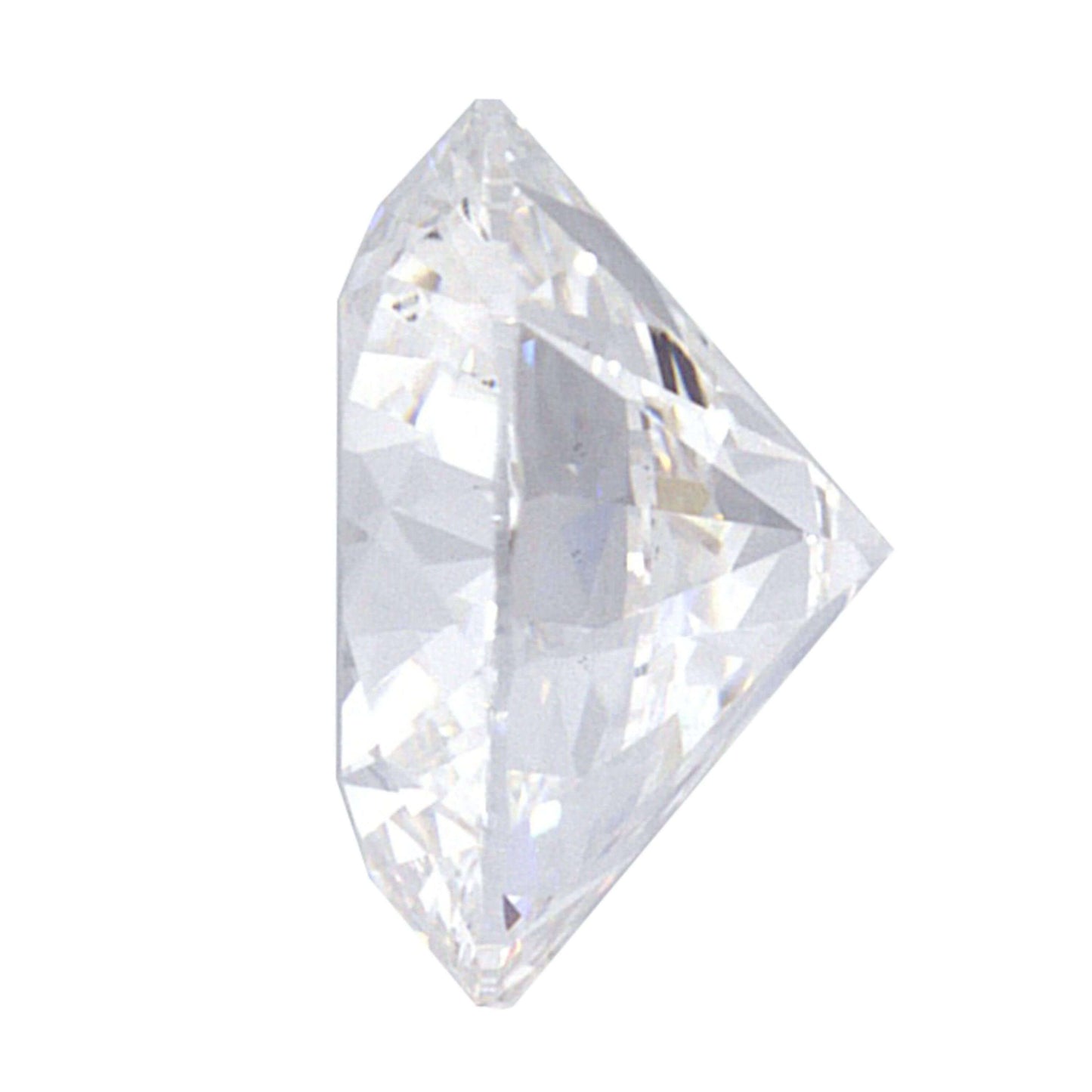 1.58 Carat White Gold Lab Created Diamond Halo Engagement Ring - Shape of Brilliant