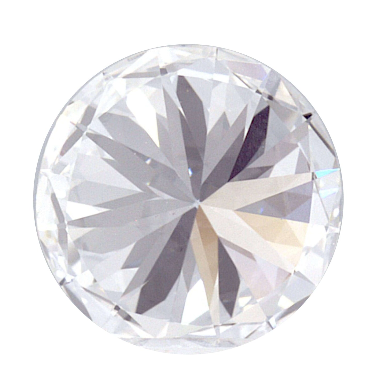 1.58 Carat White Gold Lab Created Diamond Halo Engagement Ring - Shape of Brilliant