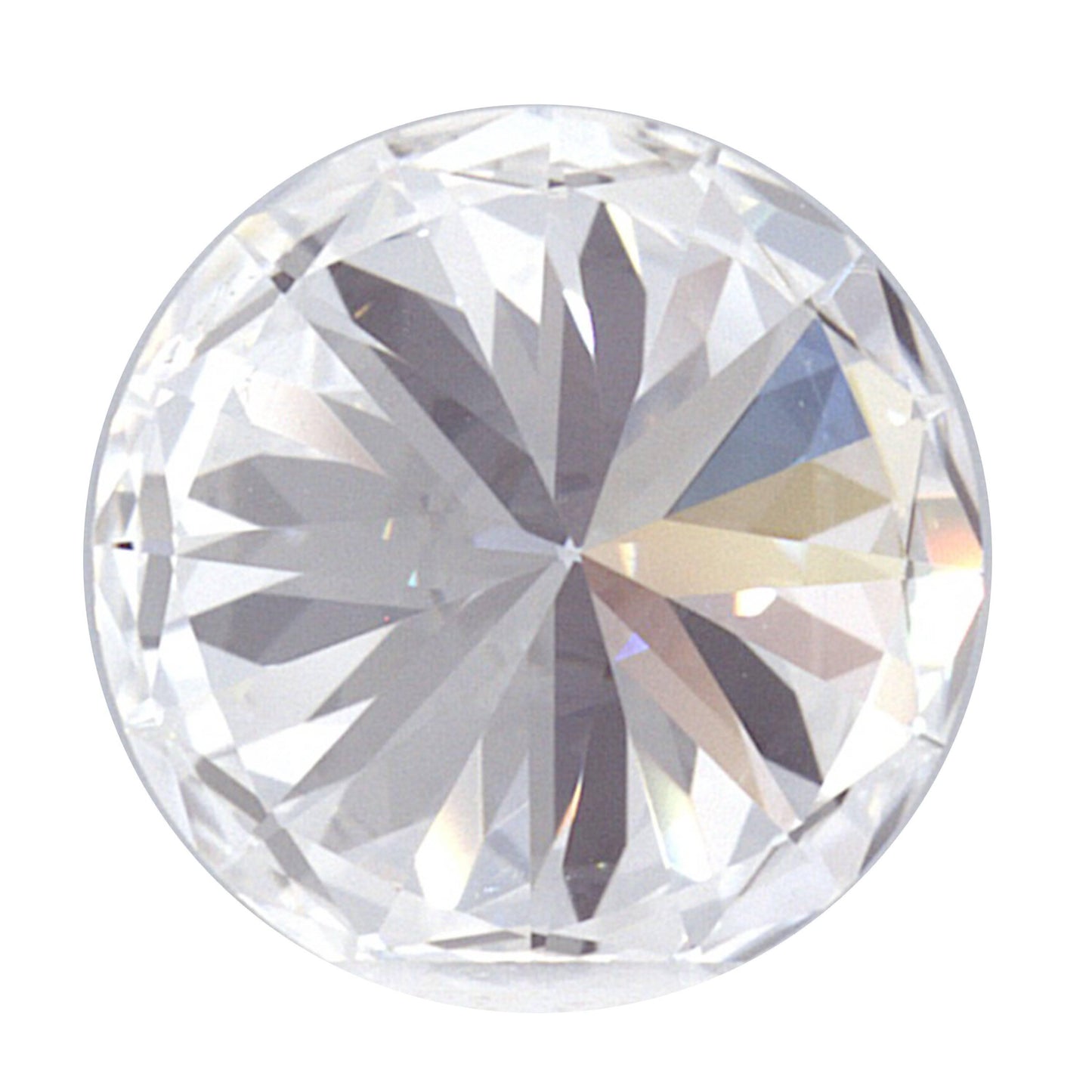 1.62 Carat White Gold Lab Created Diamond Engagement Ring - Shape of Brilliant