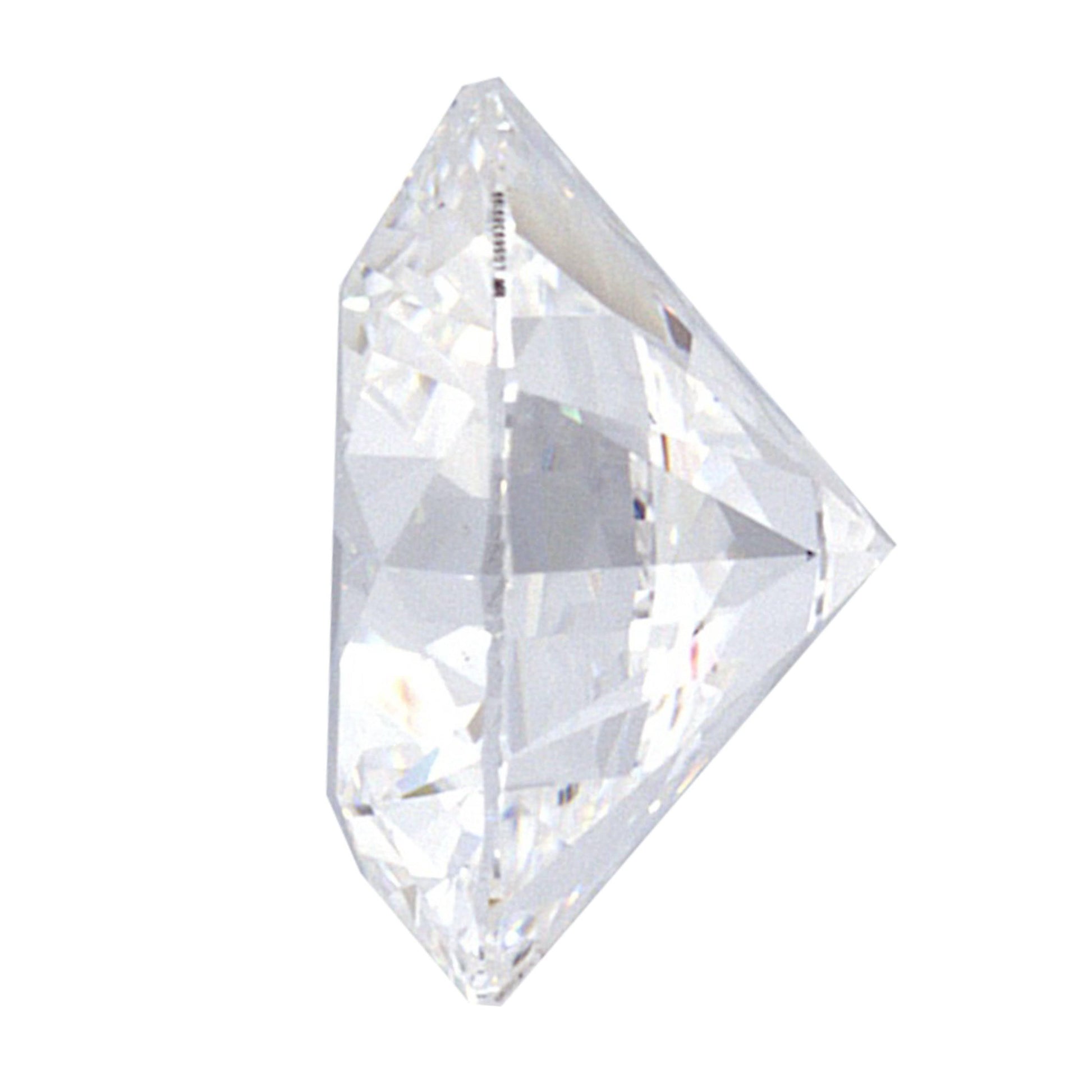 1.62 Carat White Gold Lab Created Diamond Engagement Ring - Shape of Brilliant