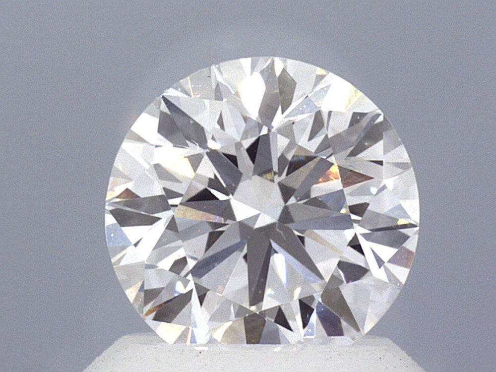 1.73 Carat White Gold Lab Created Diamond Engagement Ring - Shape of Brilliant