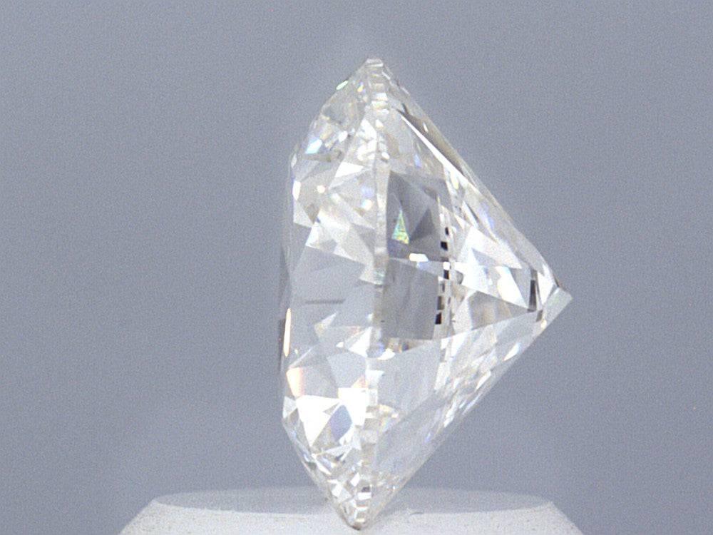 1.87 Carat White Gold Lab Created Diamond Engagement Ring - Shape of Brilliant