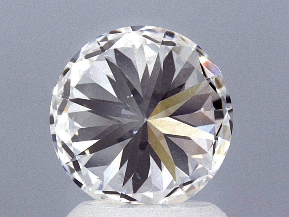 2.02 Carat Round Brilliant Lab Created Diamond Ring - Shape of Brilliant