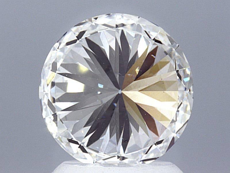 2.05 Carat Lab Created Diamond Ring - Shape of Brilliant