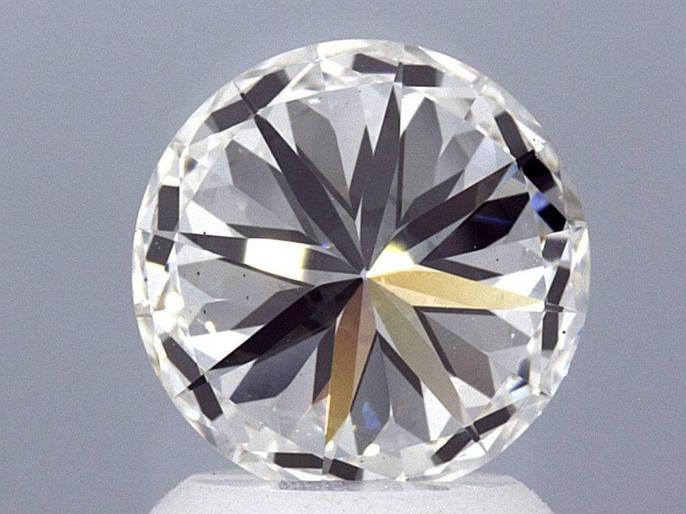 2.06 Carat Ideal Round Brilliant Lab Diamond Solitaire Engagement Ring - Shape of Brilliant