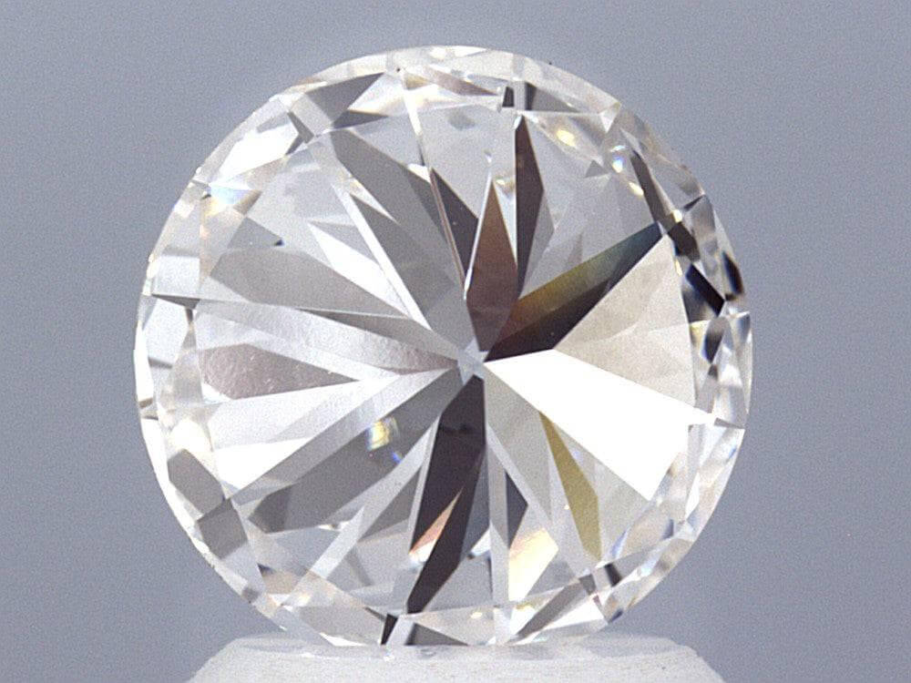 2.06 Carat Round Brilliant Lab Created Diamond Ring - Shape of Brilliant