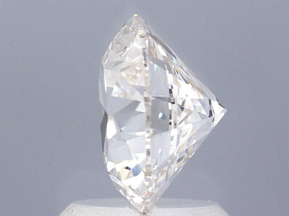 2.06 Carat Round Brilliant Lab Created Diamond Ring - Shape of Brilliant