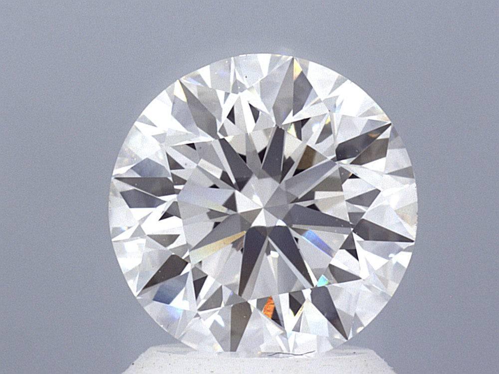 2.07 Carat Ideal Round Brilliant Lab Diamond Solitaire Engagement Ring - Shape of Brilliant