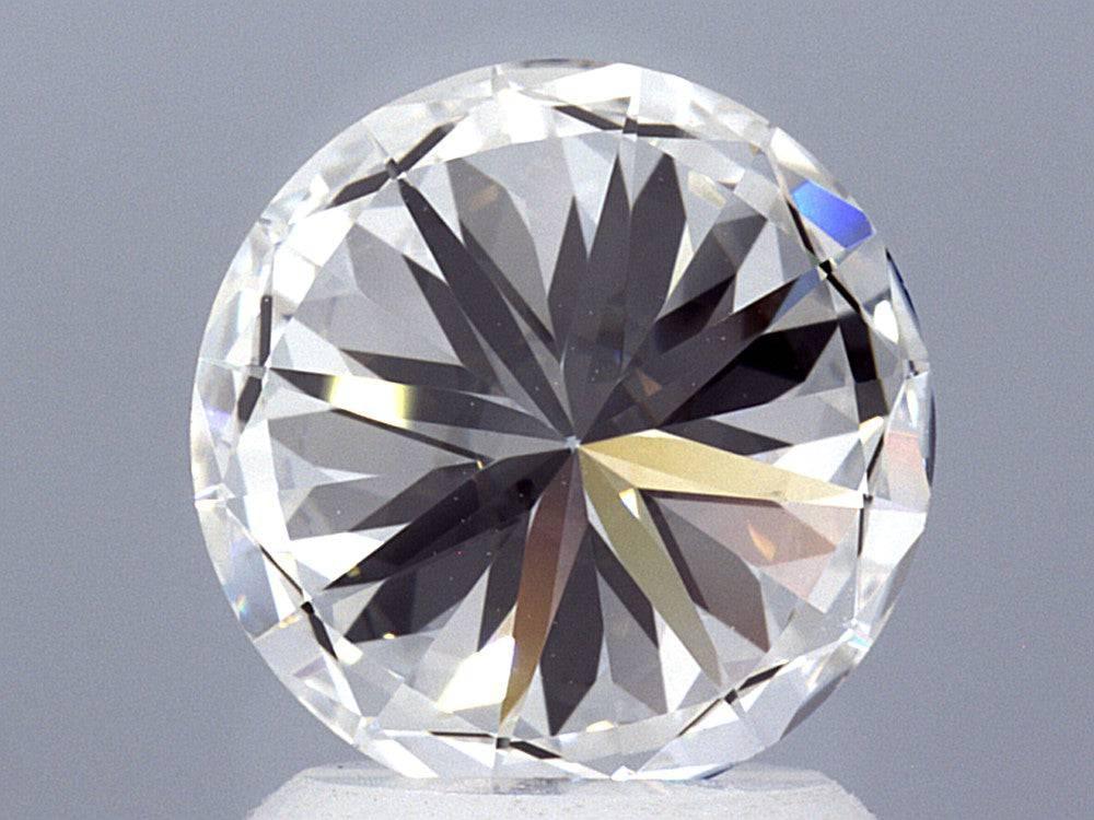 2.07 Carat Ideal Round Brilliant Lab Grown Diamond Solitaire Ring - Shape of Brilliant