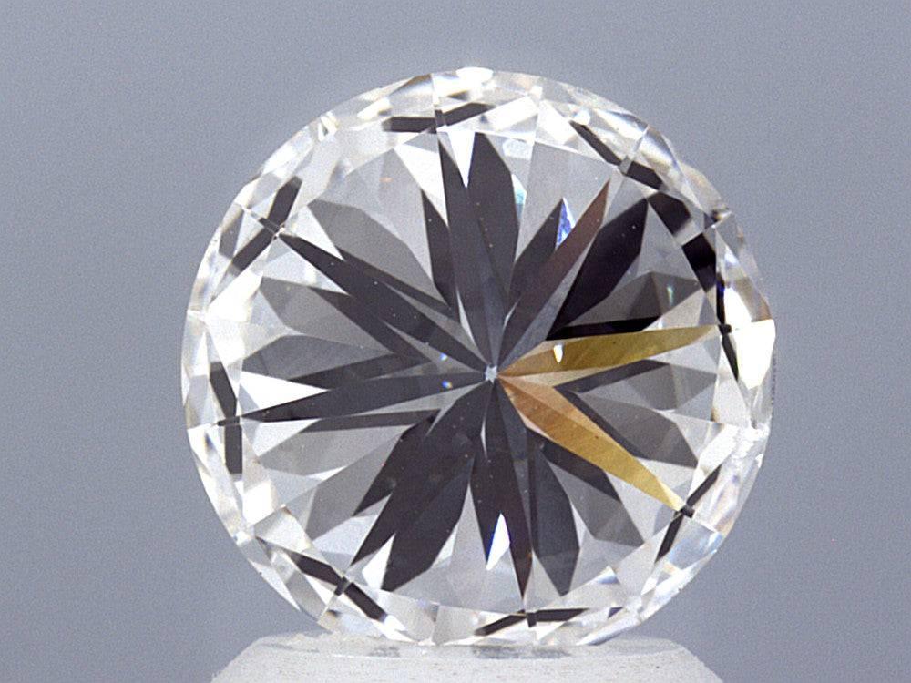 2.09 Carat Round Brilliant Lab Diamond Engagement Ring - Shape of Brilliant