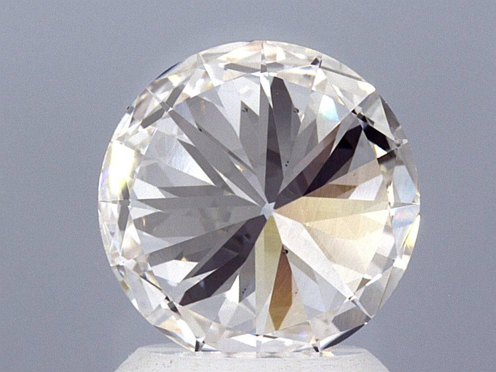 2.13 Carat Round Brilliant Lab Created Diamond Ring - Shape of Brilliant