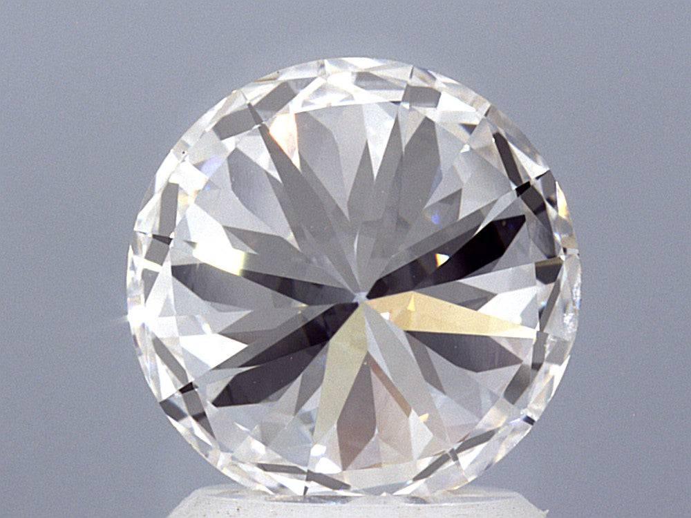 2.13 Carat Round Brilliant Lab Diamond Engagement Ring - Shape of Brilliant