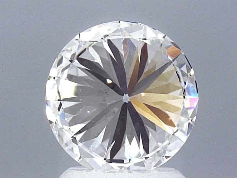 2.15 Carat Round Lab Grown Diamond Ring - Shape of Brilliant