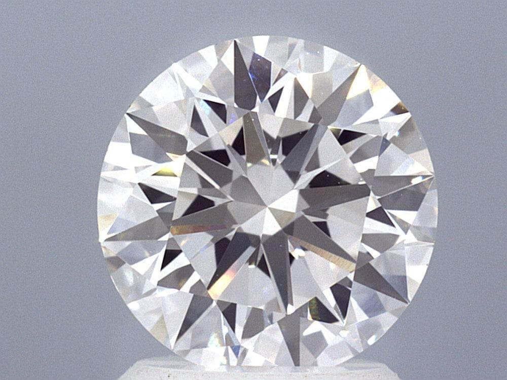 2 Carat Round Brilliant Lab Created Diamond Ring - Shape of Brilliant