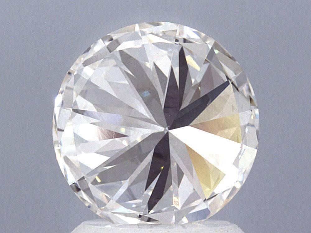 2 Carat Round Brilliant Lab Created Diamond Ring - Shape of Brilliant