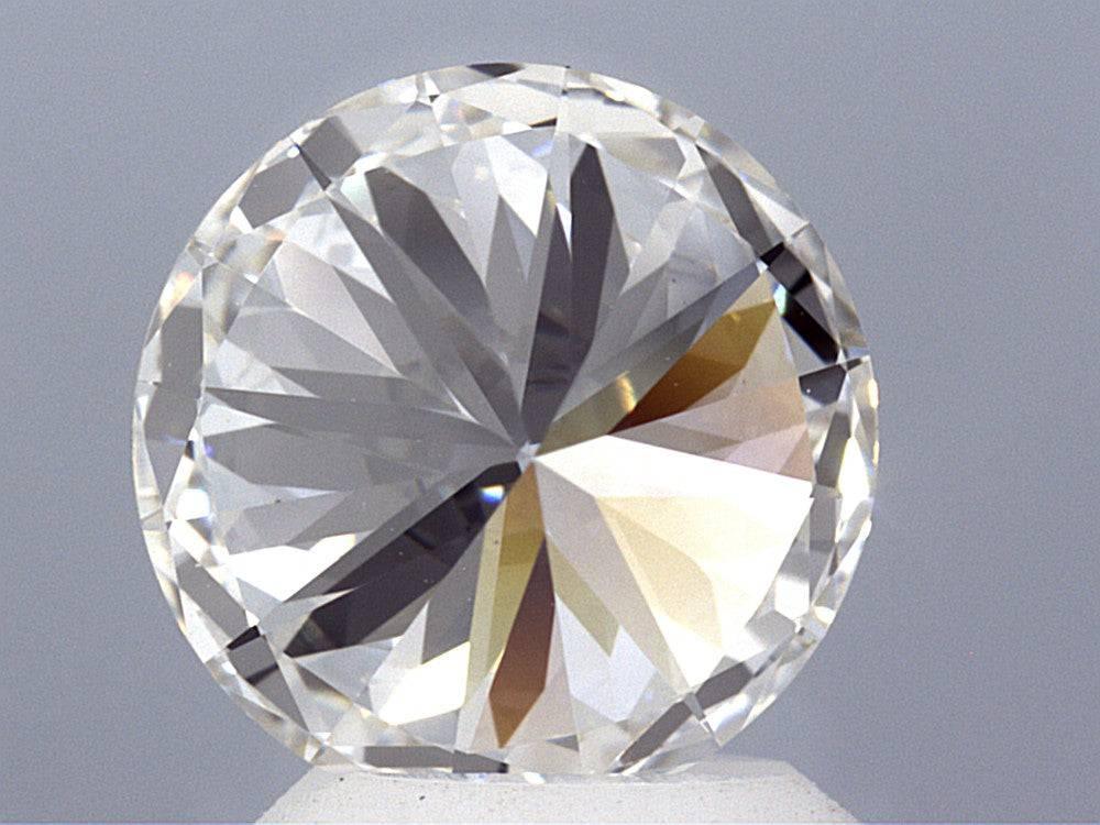 3.01 Carat Ideal Round Brilliant Lab Diamond Engagement Ring - Shape of Brilliant