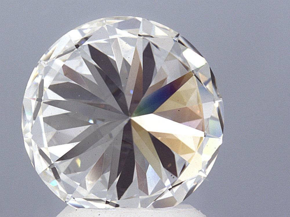 3.01 Carat Ideal Round Brilliant Lab Diamond Engagement Ring - Shape of Brilliant