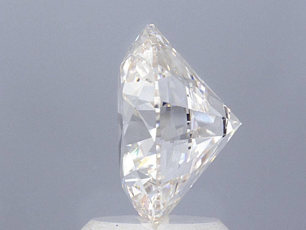 3.03 Carat Round Brilliant Lab Created Diamond Ring - Shape of Brilliant