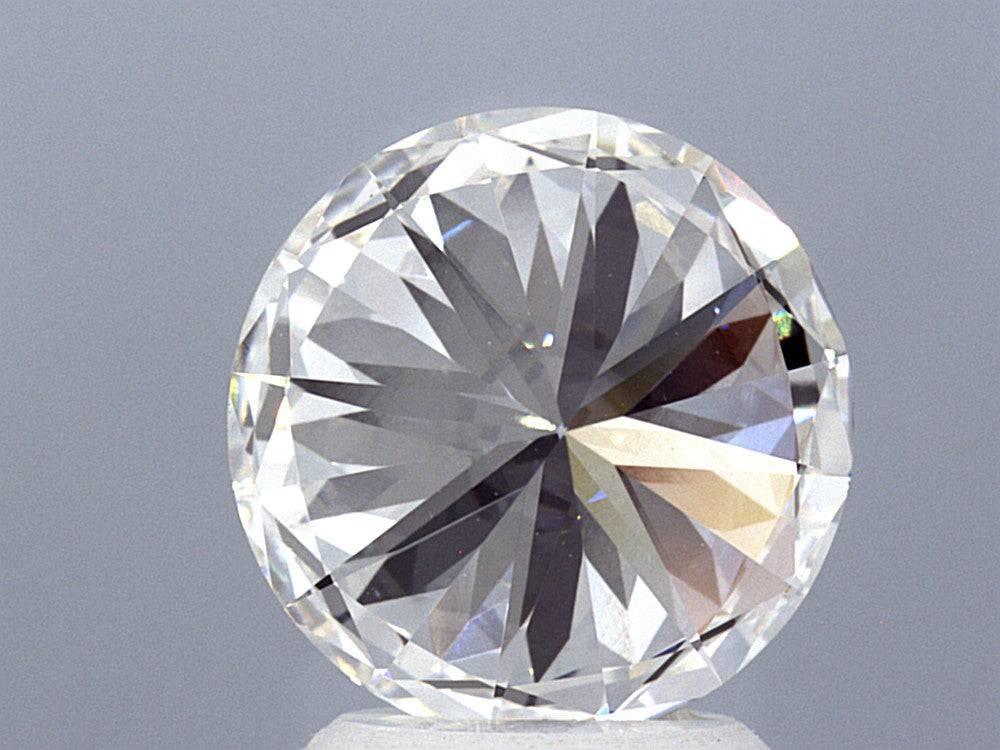 3.03 Carat Round Brilliant Lab Diamond Engagement Ring - Shape of Brilliant