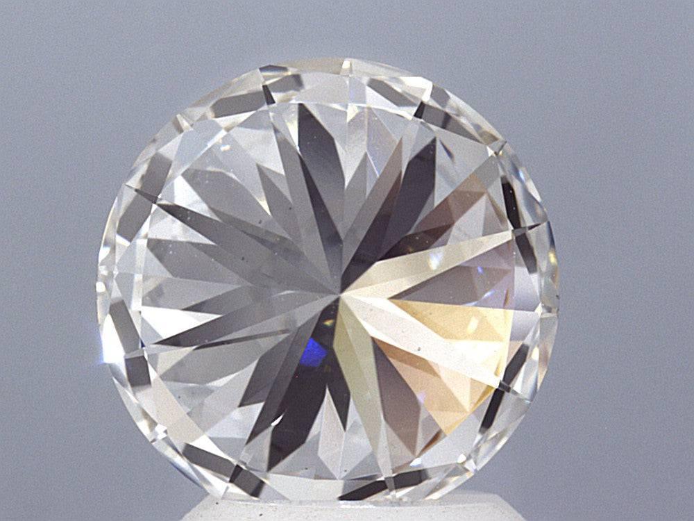 3.06 Carat Ideal Round Brilliant Lab Diamond Solitaire Engagement Ring - Shape of Brilliant