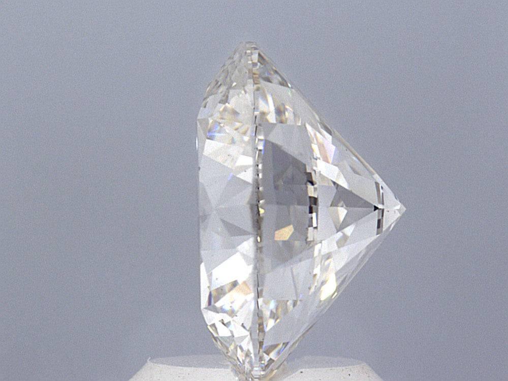 3.06 Carat Ideal Round Brilliant Lab Diamond Solitaire Engagement Ring - Shape of Brilliant