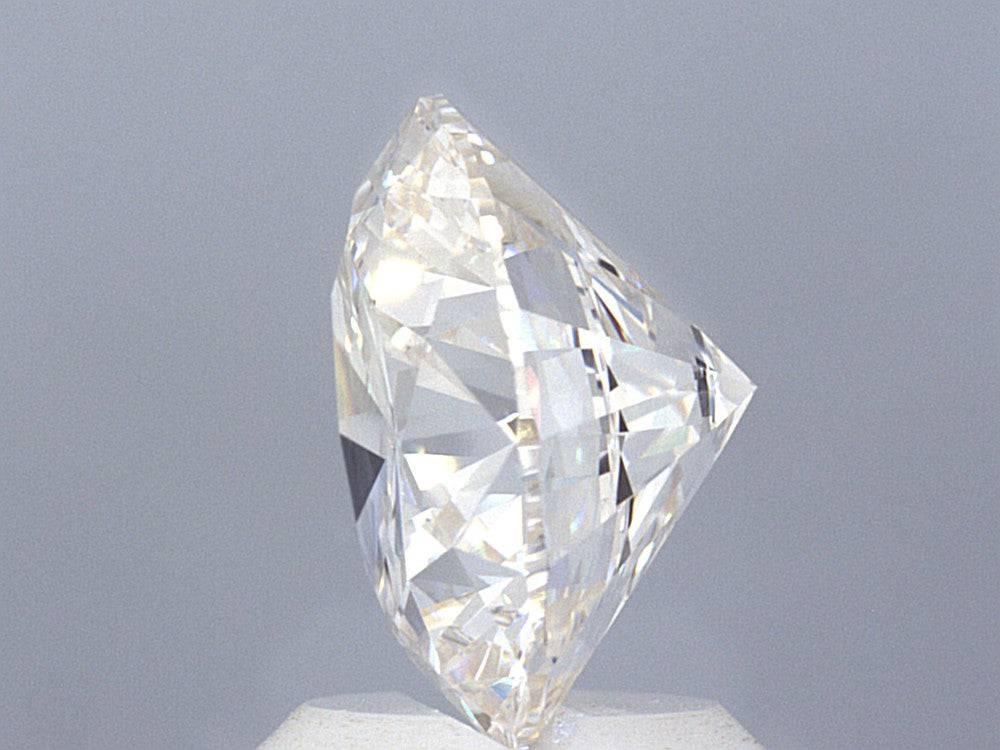 3.07 Carat Round Brilliant Lab Created Diamond Ring - Shape of Brilliant