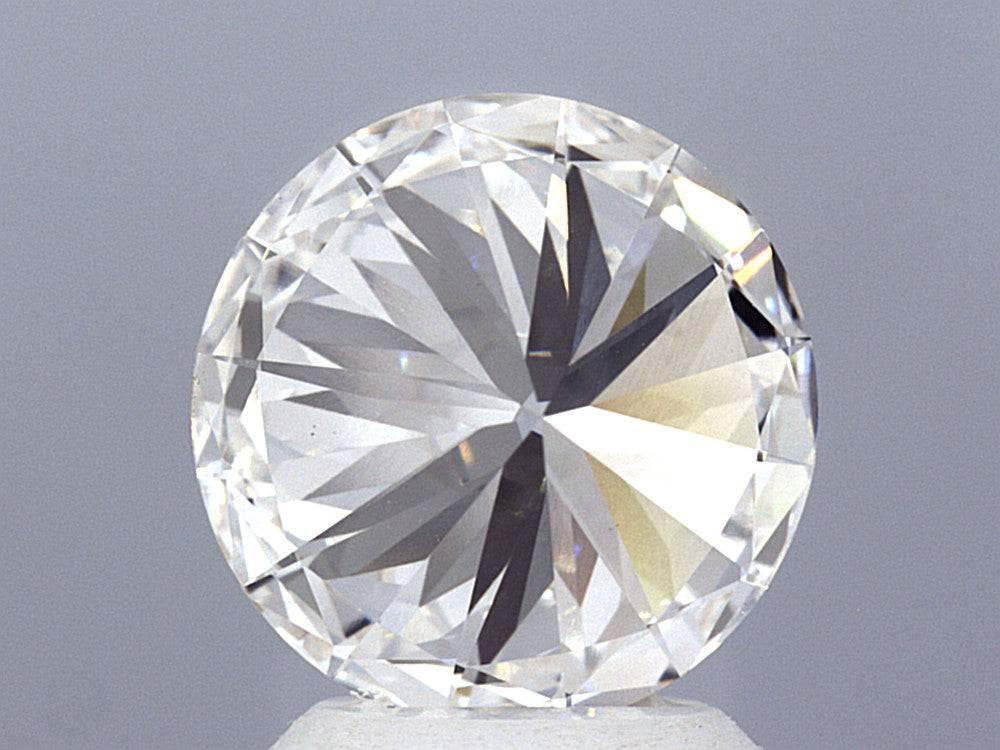 3.07 Carat Round Brilliant Lab Diamond Engagement Ring - Shape of Brilliant