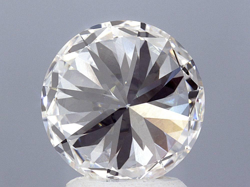 3.07 Carat Round Brilliant Lab Diamond Engagement Ring - Shape of Brilliant