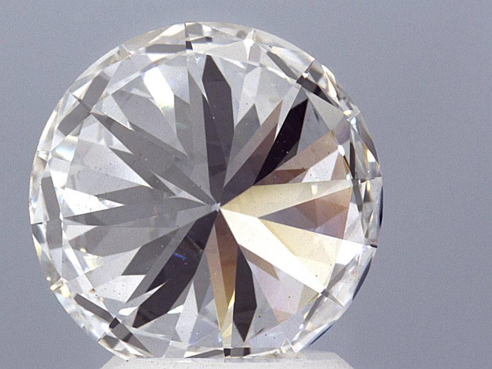 3.08 Carat Ideal Round Brilliant Lab Diamond Solitaire Engagement Ring - Shape of Brilliant