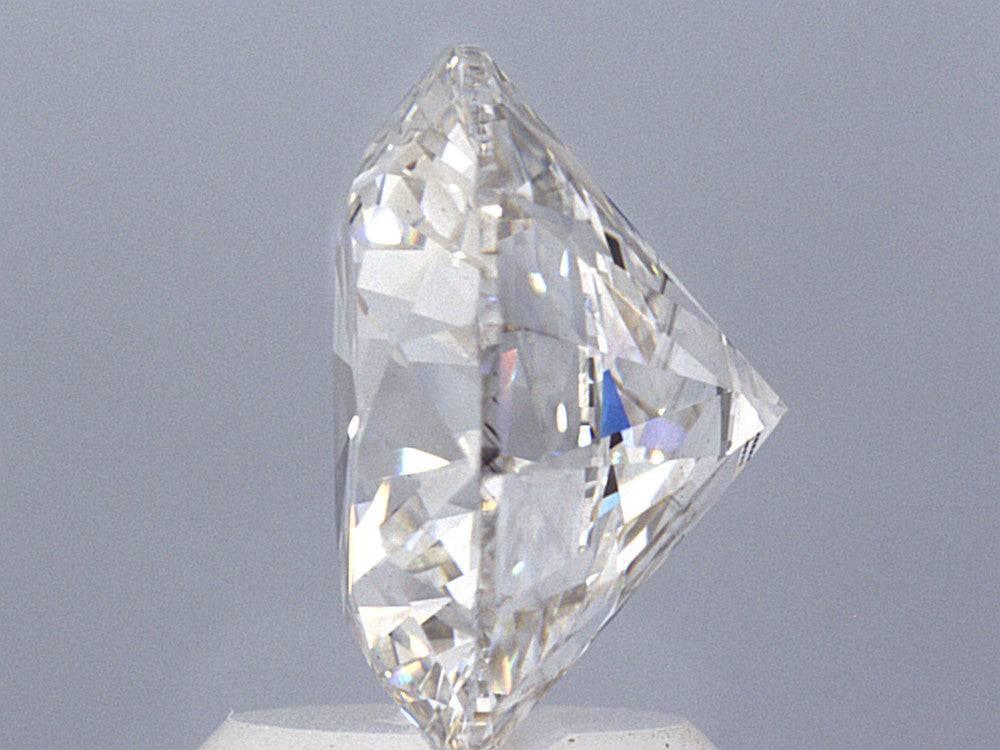 3.08 Carat Ideal Round Brilliant Lab Diamond Solitaire Engagement Ring - Shape of Brilliant