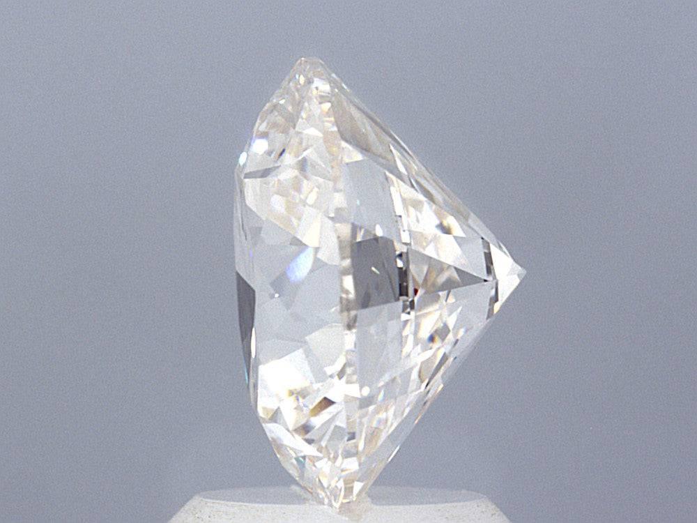 3.08 Carat Round Brilliant Lab Created Diamond Ring - Shape of Brilliant