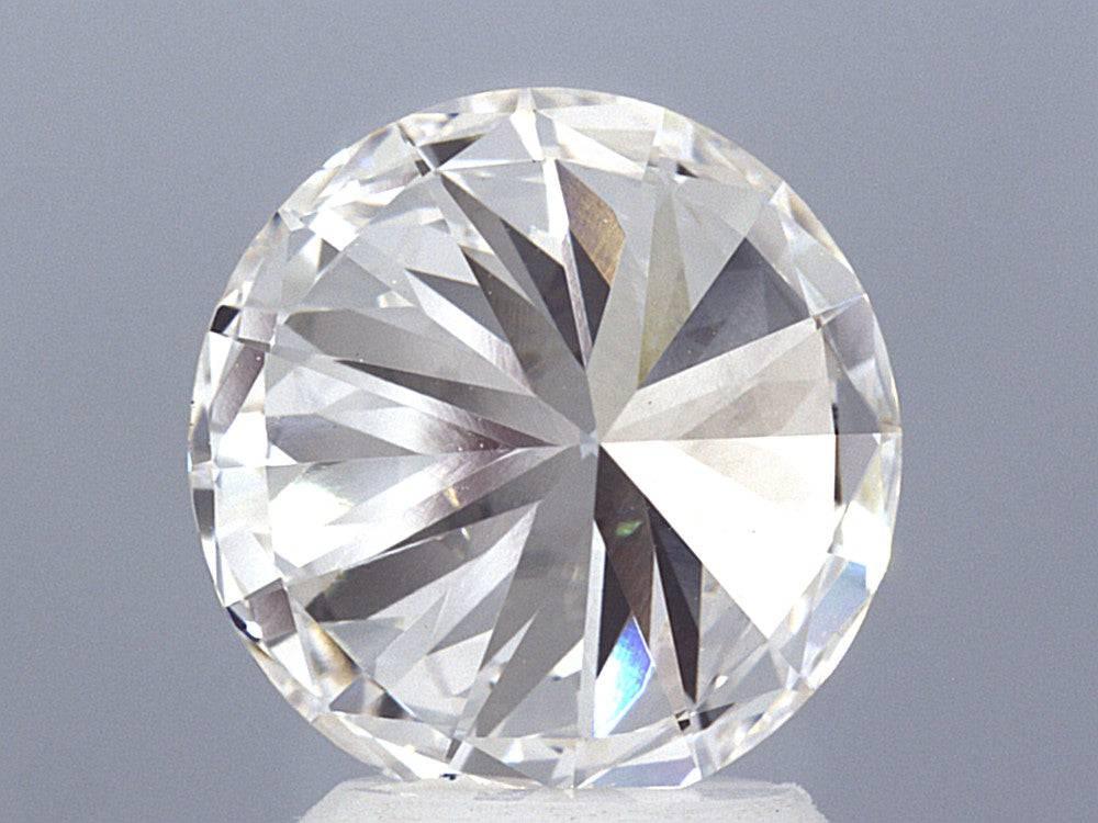 3.08 Carat Round Brilliant Lab Diamond Engagement Ring - Shape of Brilliant