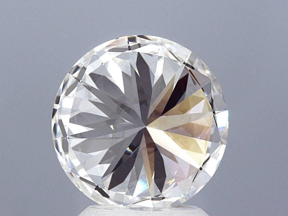 3.08 Carat Round Brilliant Lab Grown Diamond Ring - Shape of Brilliant
