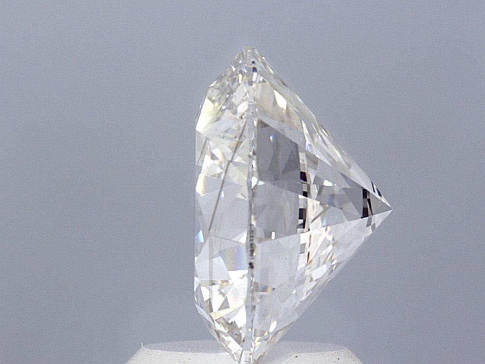 3.09 Carat Ideal Round Brilliant Lab Diamond Solitaire Engagement Ring - Shape of Brilliant