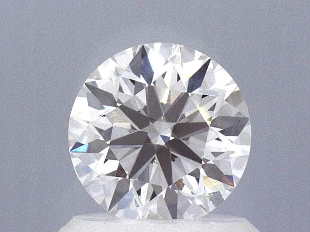 1.01 Carat Round Brilliant Lab Created Diamond Engagement Ring - Shape of Brilliant