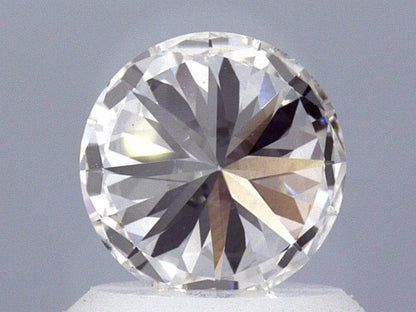 1.01 Carat Round Lab Created Diamond Ring - Shape of Brilliant