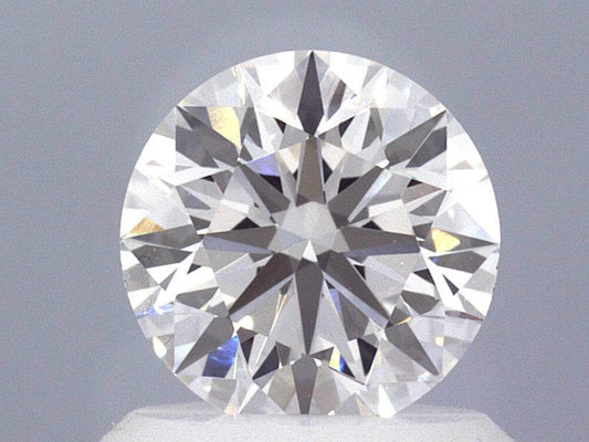 1.01 Carat Round Lab Created Diamond Ring - Shape of Brilliant