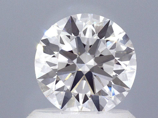 1.01 Carat Round Lab Created Diamond Ring - Shape of Brilliant