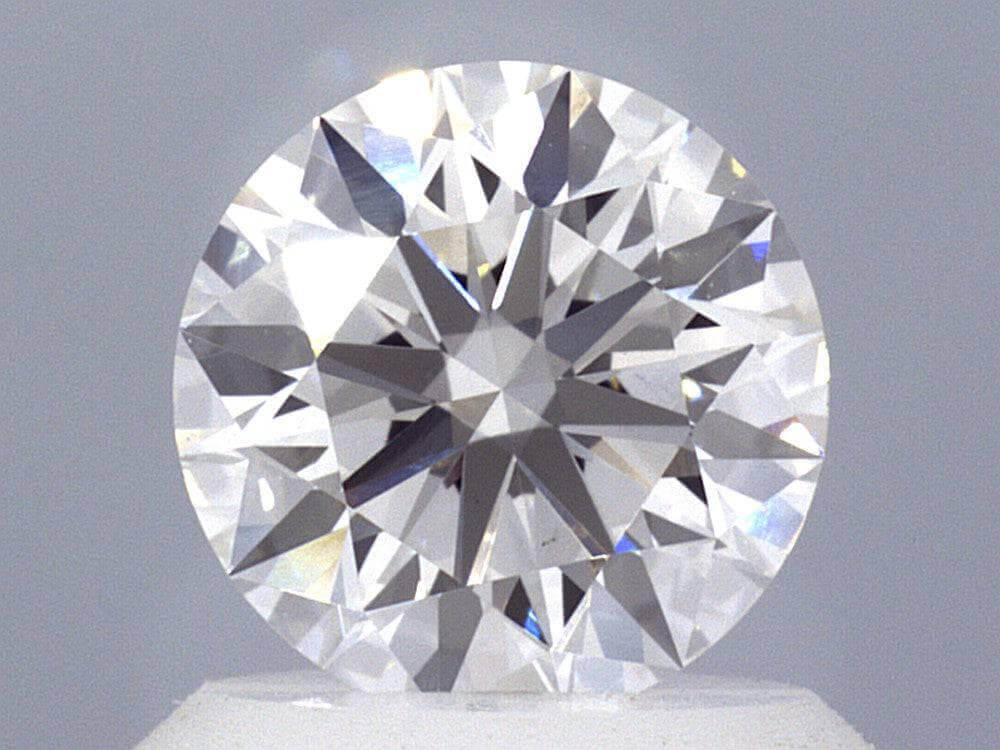 1.01 Carat Round Lab Created Diamond Ring - Shape of Brilliant